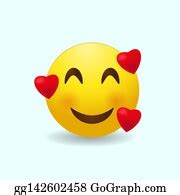 31 Happy Smiley Face Emoji 3D Stylized Clip Art | Royalty Free - GoGraph