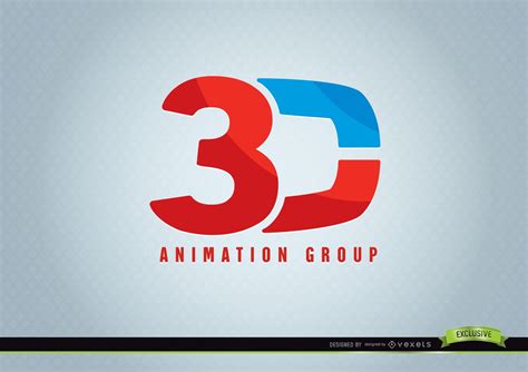 3D Animation Logo Vector Download