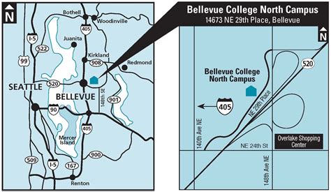 Map to Bellevue College Continuing Education :: Community Education