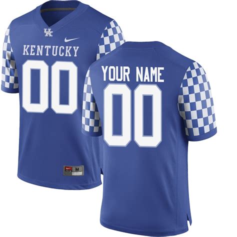 Nike Kentucky Wildcats Royal Custom Replica Football Jersey