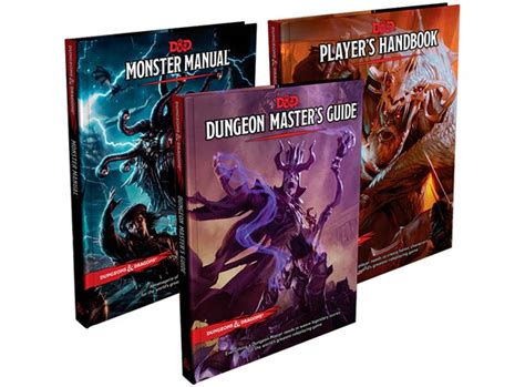 D&D Rules Core Rulebooks Gift Set Dungeons & Dragons - Gamezone.no