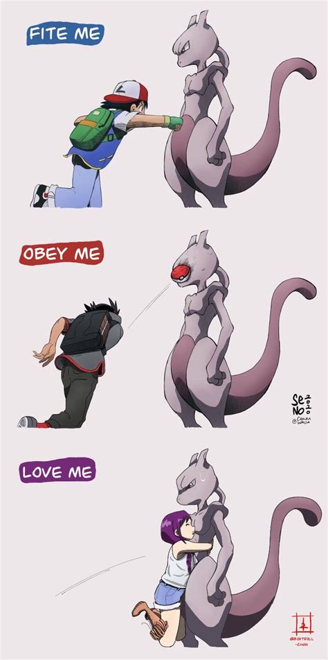 Mewtwo And Mew Love Story