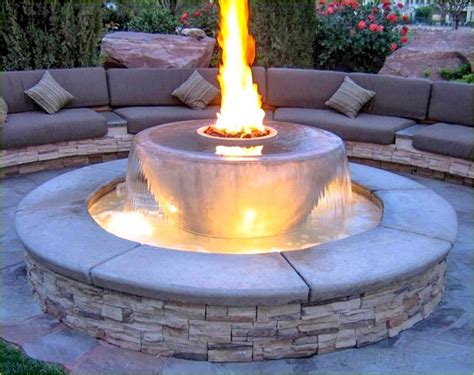 40+ Stunning DIY Fire and Water Fountain Ideas in 2020 | Fire pit ...
