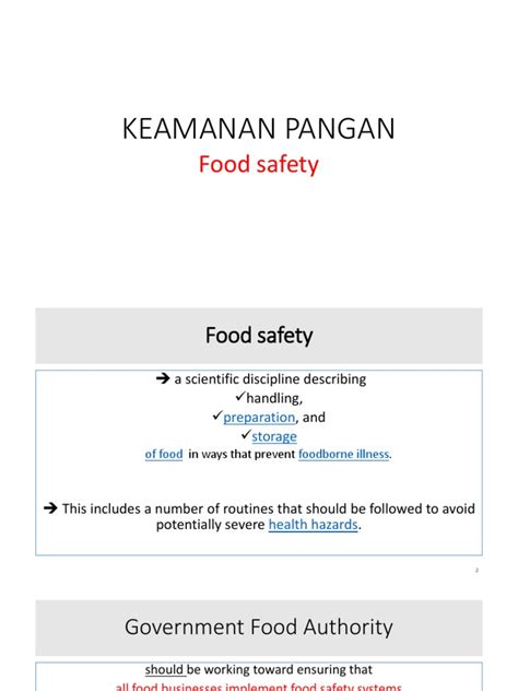 Keamanan Pangan: Food Safety | PDF | Food Safety | Foodborne Illness