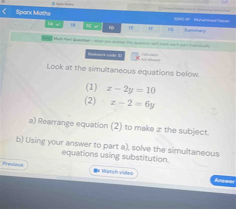 Solved: Sparx Maths Stream28atich Live Tx Streanting Crime Free Sparx ...