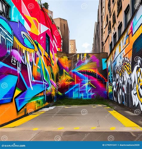 1290 Urban Street Art: A Vibrant And Urban Background Featuring Street ...