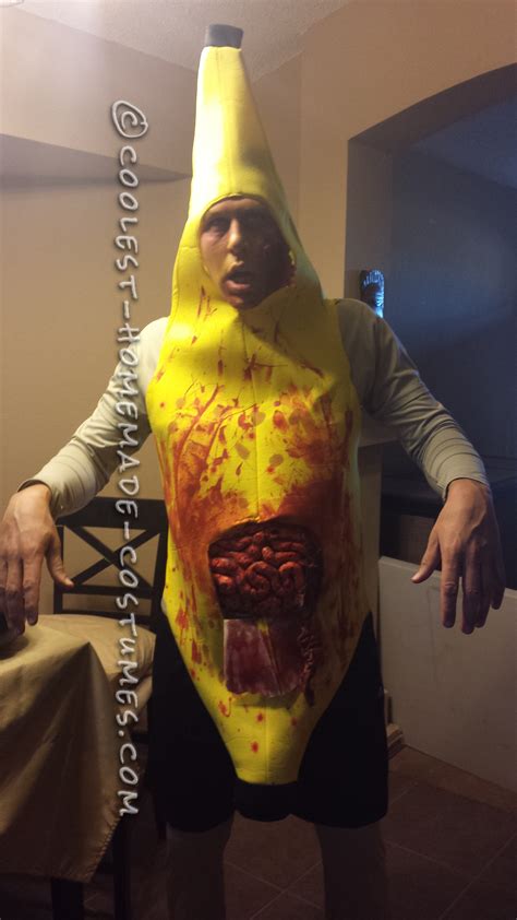 Funny and Different Zombie Banana Man Costume