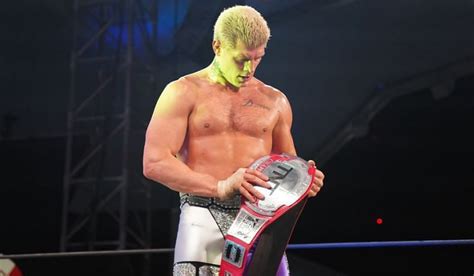 Cody Rhodes reacts to losing the TNT title at AEW Full Gear