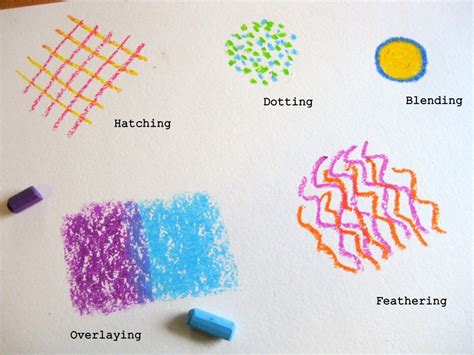 Soft Pastel Drawings Techniques : 1 creating lines with the edge of a ...