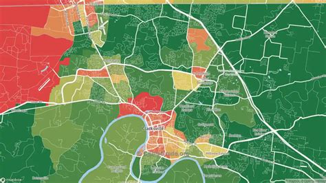 Clarksville, TN Property Crime Rates and Maps | CrimeGrade.org