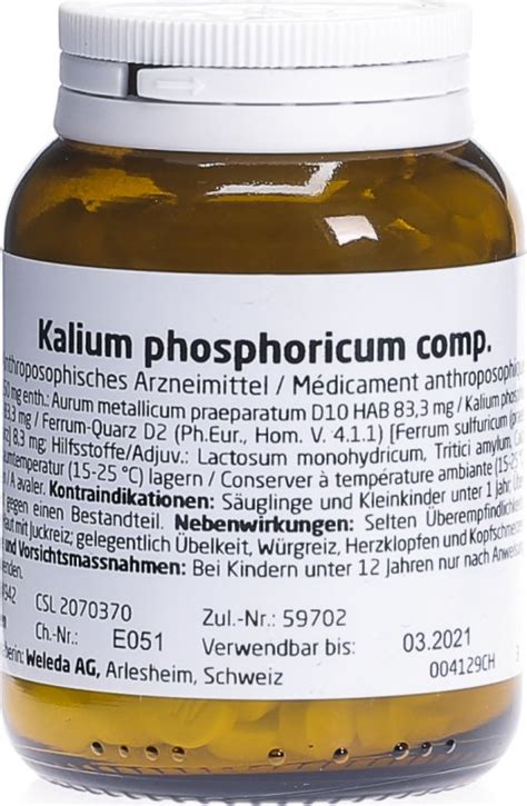 Weleda Kalium Phosphoricum Comp Tabletten 50g in der Adler Apotheke