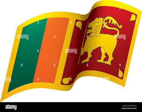 Sri Lanka flag, vector illustration Stock Vector Image & Art - Alamy