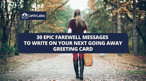 30 Unique Ways to Say Farewell Messages - LettrLabs Blog