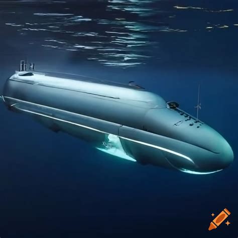 A futuristic submarine that looks like a cruise ship that can go ...