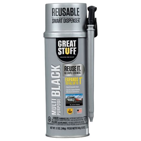 GREAT STUFF, Straw Grade, Black, Insulating Spray Foam Sealant - 796TZ9|99112876 - Grainger