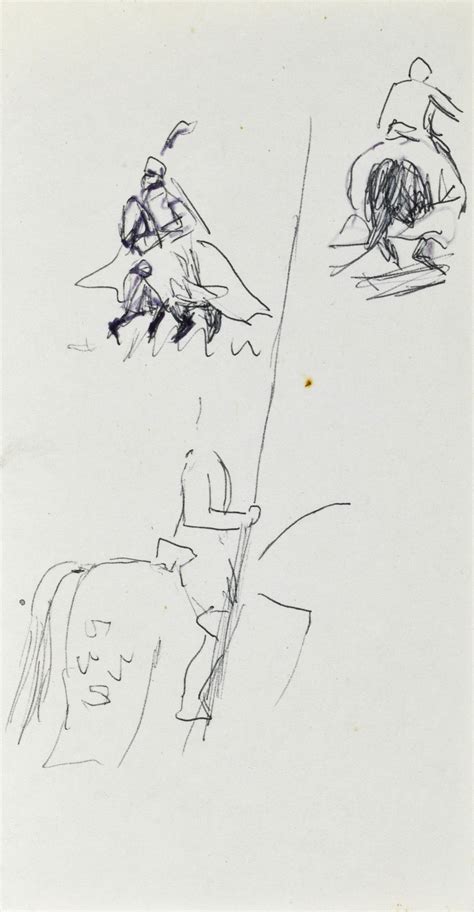 Ludwik MACIĄG (1920-2007), Sketches of three horsemen including in historical costume - Online ...