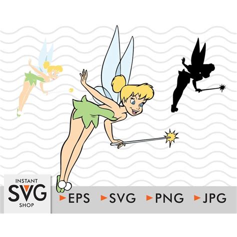 Tinkerbell svg cut file, tinkerbell silhouette svg, tinkerbe - Inspire Uplift