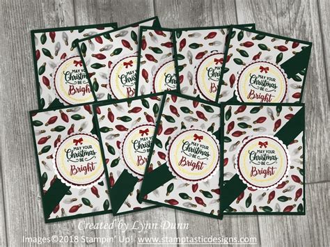 One Sheet Wonder Christmas Cards - Lynn Dunn - Stamptastic Designs