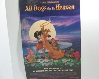 All Dogs Go to Heaven: A Don Bluth Film Movie Novelization, Vintage 1989 Paperback Children's ...