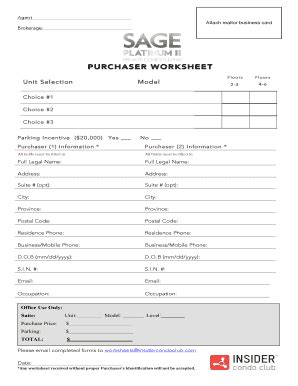 Fillable Online SAGE Worksheet.docx Fax Email Print - pdfFiller