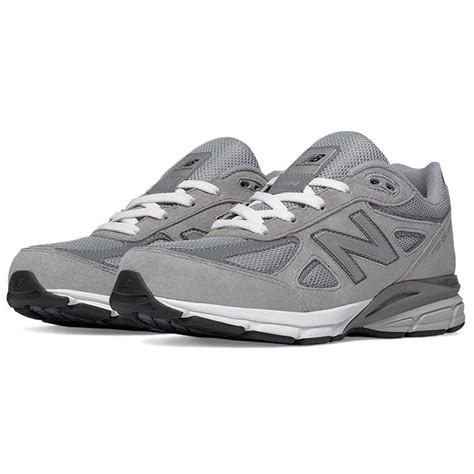 New Balance 990 v4 Grey Youth Lace | Laurie's Shoes