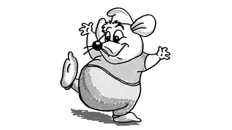 How to Draw An Easy Fat Rat || Step by Step - YouTube