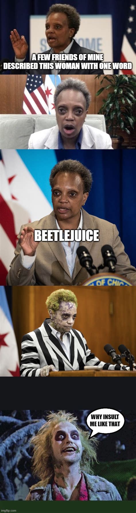 Lori Lightfoot Beetlejuice Memes