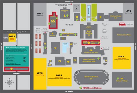 Campus Maps - About PCC - Pasadena City College