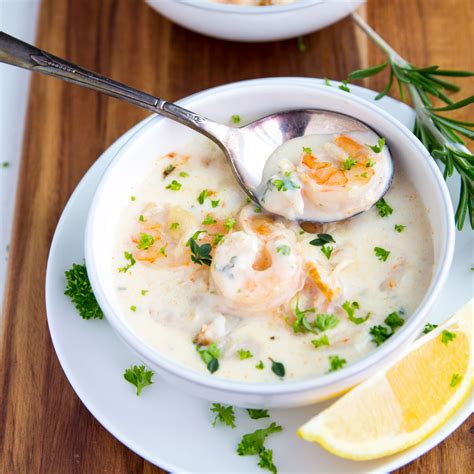 Creamy Seafood Chowder - Gather for Bread