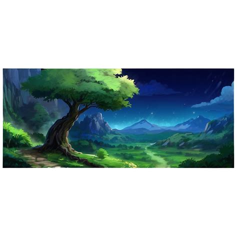 Download Anime Fantasy Landscape Png 05032024 | Wallpapers.com