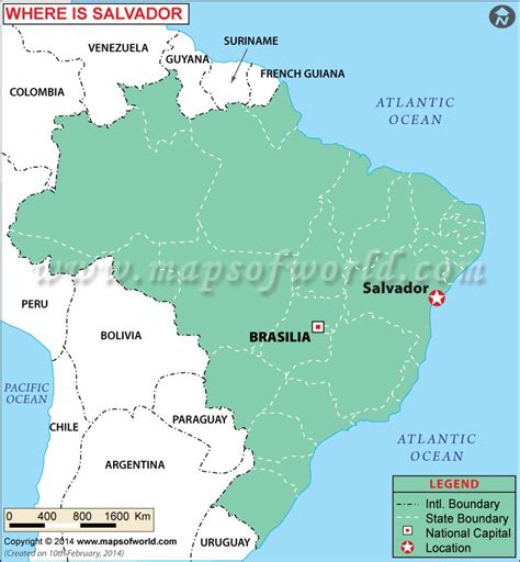 Where is Salvador | Location of Salvador in Brazil Map