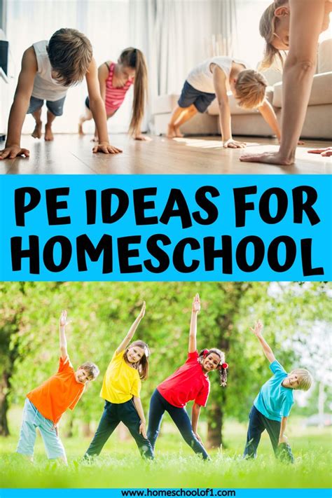 20+ PE Ideas for Homeschool Get Fit & Have Fun at Home