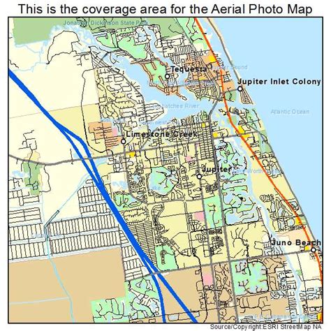 Aerial Photography Map of Jupiter, FL Florida