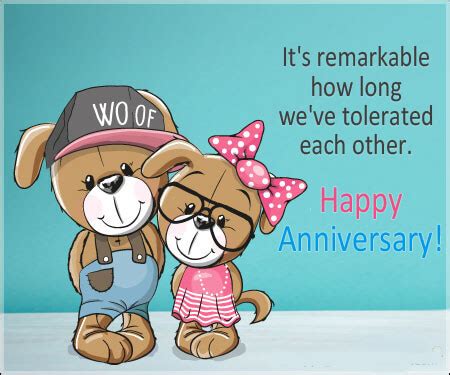 Happy Anniversary Funny Wishes - To Make Them Laugh Madly
