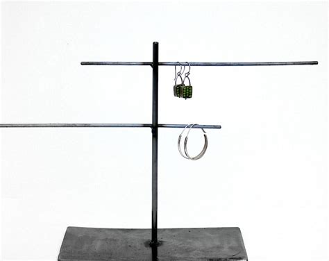 Jewelry Display Stand Metal Natural Steel OFF SET Mini Ladder - Etsy