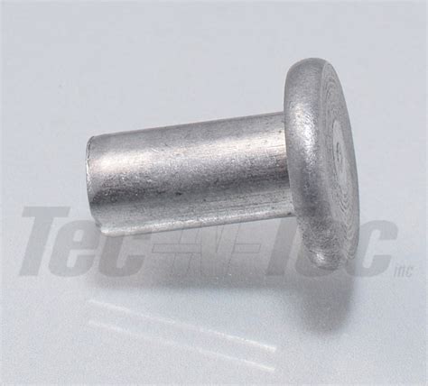 5056 ALUMINUM SOLID RIVET 1/4 X 1/2 FLAT HEAD, Canada