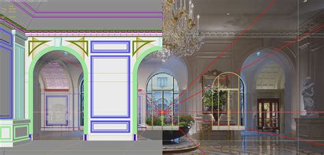 Making of Four Seasons Hotel Lobby - Evermotion