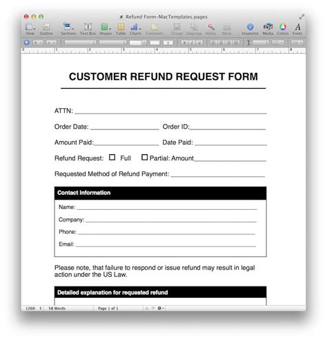 Payment Request Form Template Word | HQ Printable Documents