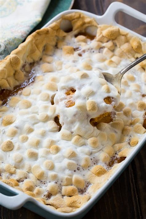 Sweet Potato Casserole with Marshmallows - Spicy Southern Kitchen