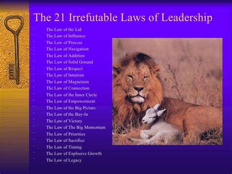 Book Summary: The 21 Laws of Irrefutable Leadership by John Maxwell - Amtec