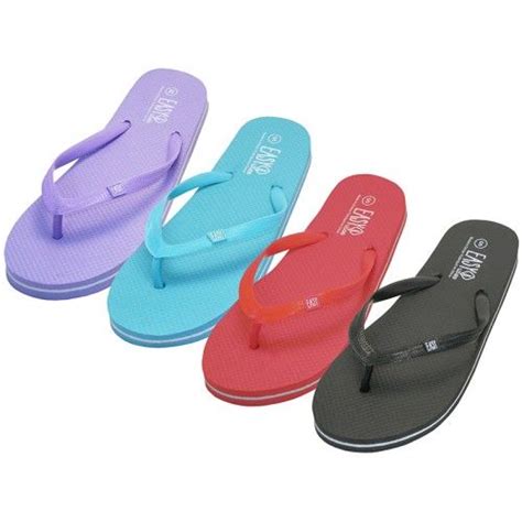 48 Pairs Women's Rubber Zori / Flip Flop - Women's Flip Flops - at ...