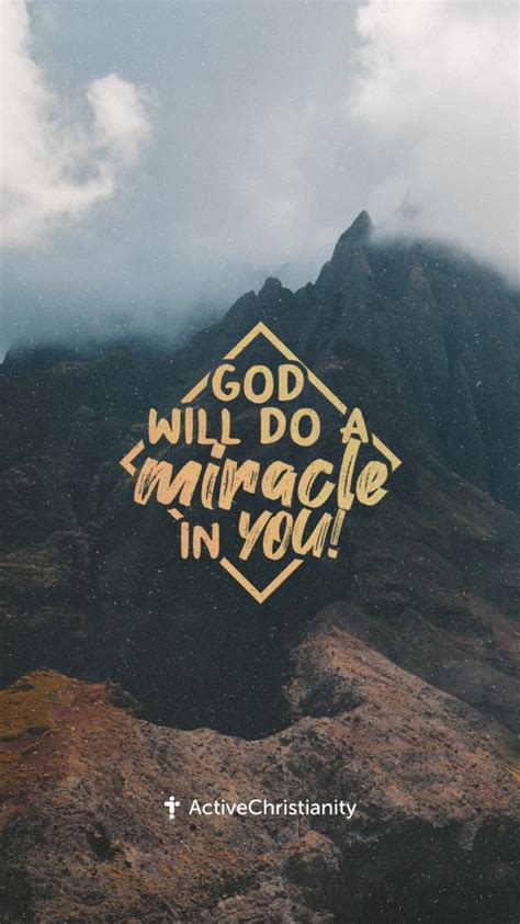 Bibleverse wallpaper - God will do a miracle in YOU! – ActiveChristianity