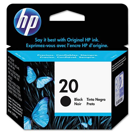 HP Inc. HP 20 (C6614D) Large Black Original Ink Cartridge - Walmart.com ...