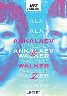 UFC Fight Night: Ankalaev vs. Walker 2 - Wikiwand