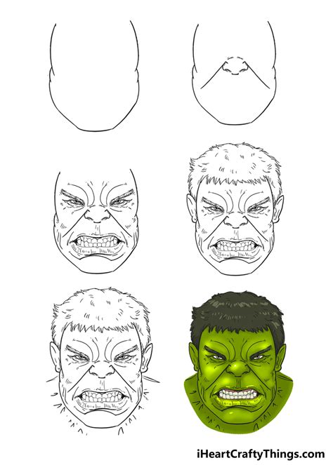 Aggregate 73+ hulk face drawing latest - xkldase.edu.vn