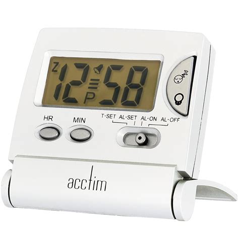 Acctim Mini LCD Flip Alarm Clock | Connollys Homestyle York