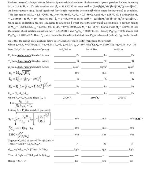 Solved Consider a supersonic inlet consisting of two oblique | Chegg.com