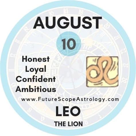 August 10 Birthday: Personality, Zodiac Sign, Compatibility, Ruling ...