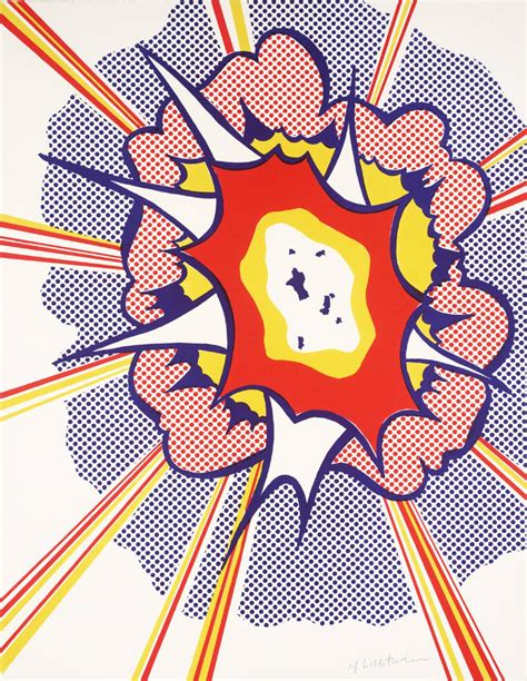 'Explosion', Roy Lichtenstein | Tate