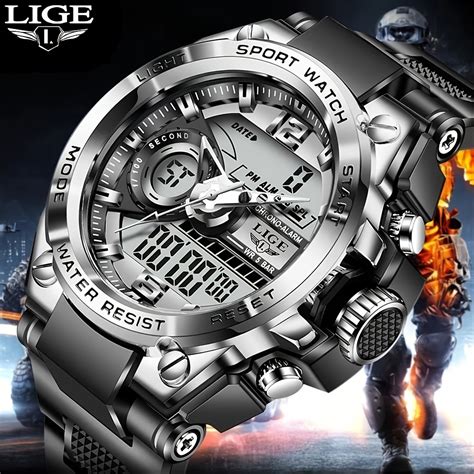 Lige Men Digital Military Waterproof Watch | Don't Miss These Great ...